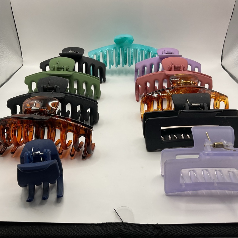 Source Unknown Vibrant Kids Hair Claw Clips Collection